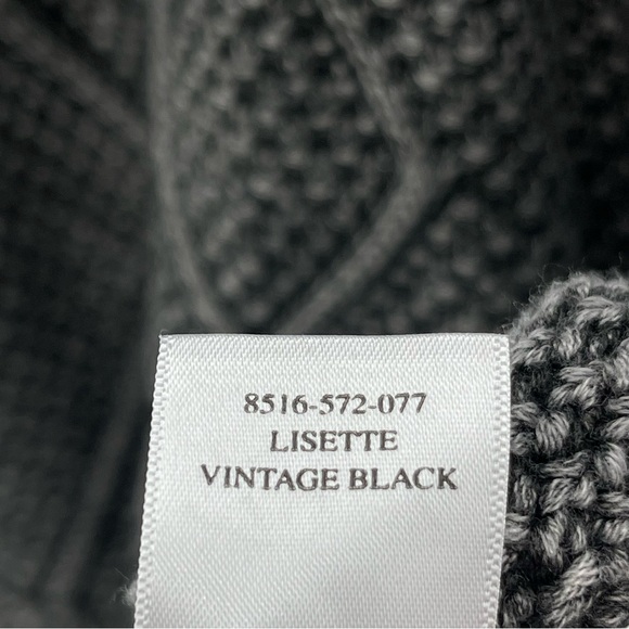 RAILS LISETTE TEXTURED CREWNECK VINTAGE BLACK INDIE GRUNGE SWEATER SIZE LARGE - Picture 10 of 12